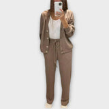 Hedviga - Knitted Coat and Trousers Set