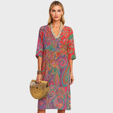 Barnaby | Elegant Floral Print Dress