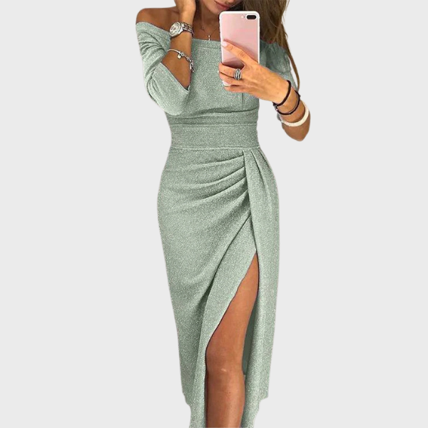 Beatrix | Chic Off-Shoulder Evening Dress