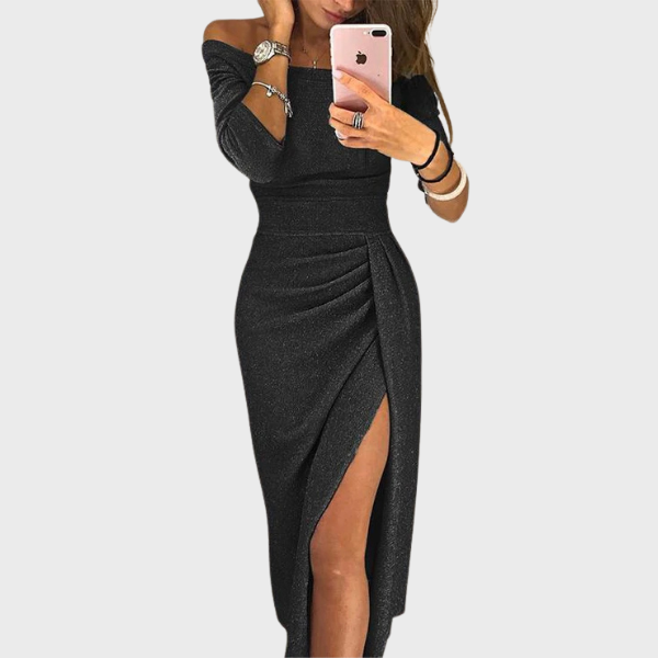 Beatrix | Chic Off-Shoulder Evening Dress