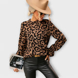 Hilda - Leopard Blouse
