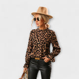 Hilda - Leopard Blouse