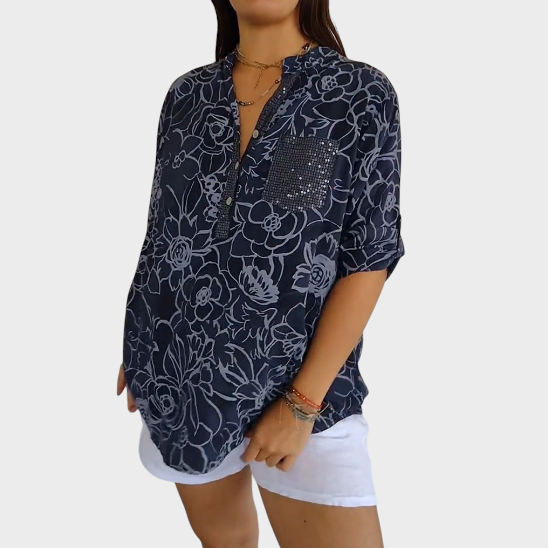 Bernarda - Blouse with a Modern Pattern