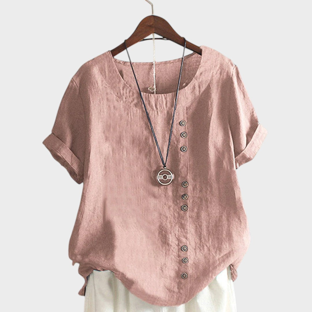 Mirna - Women's Short Blouse