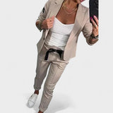 Nika – Customised Set: Soft Blazer and Wide Trousers