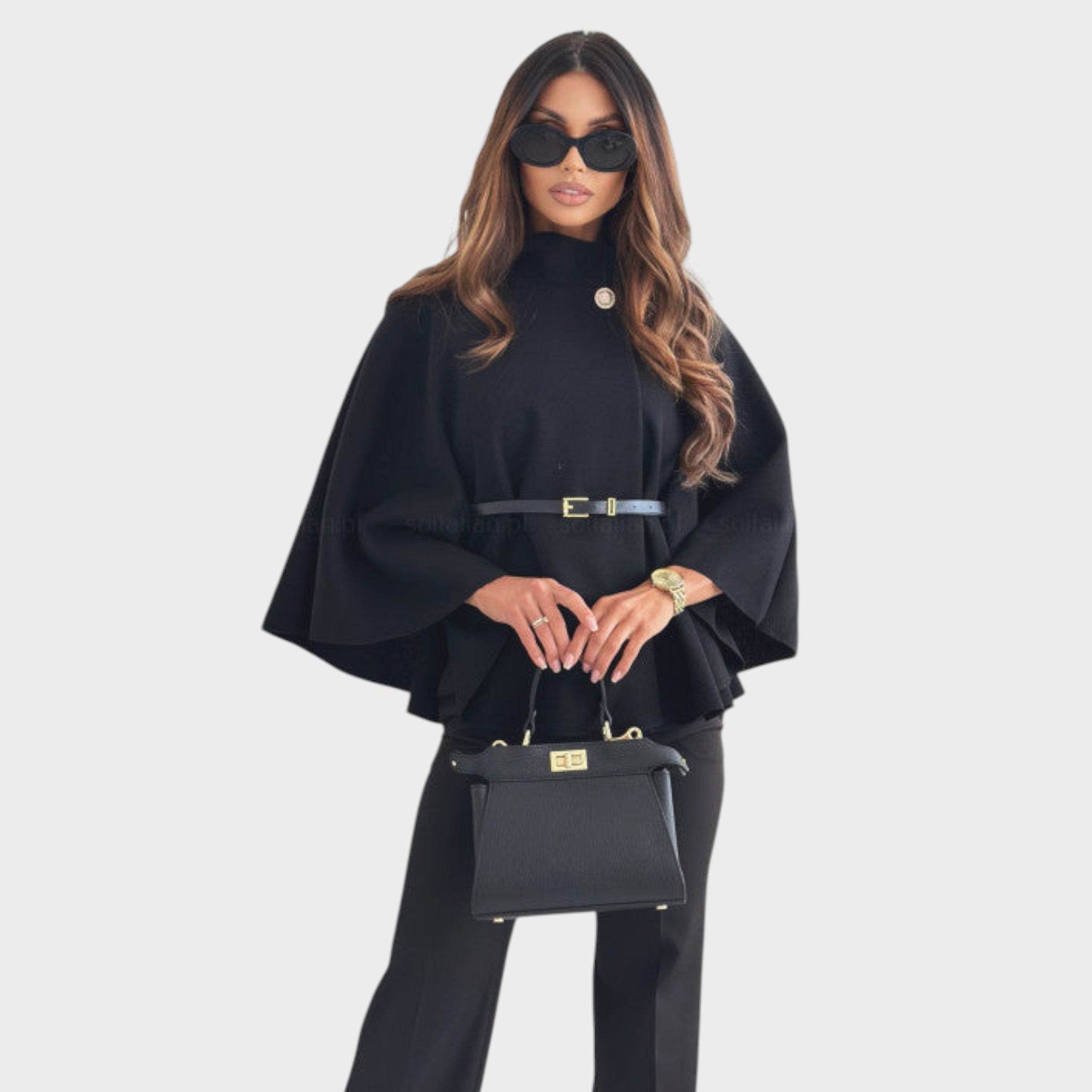 Layla - Stylish Butterfly Jacket with Belt