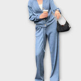 Hedviga - Knitted Coat and Trousers Set