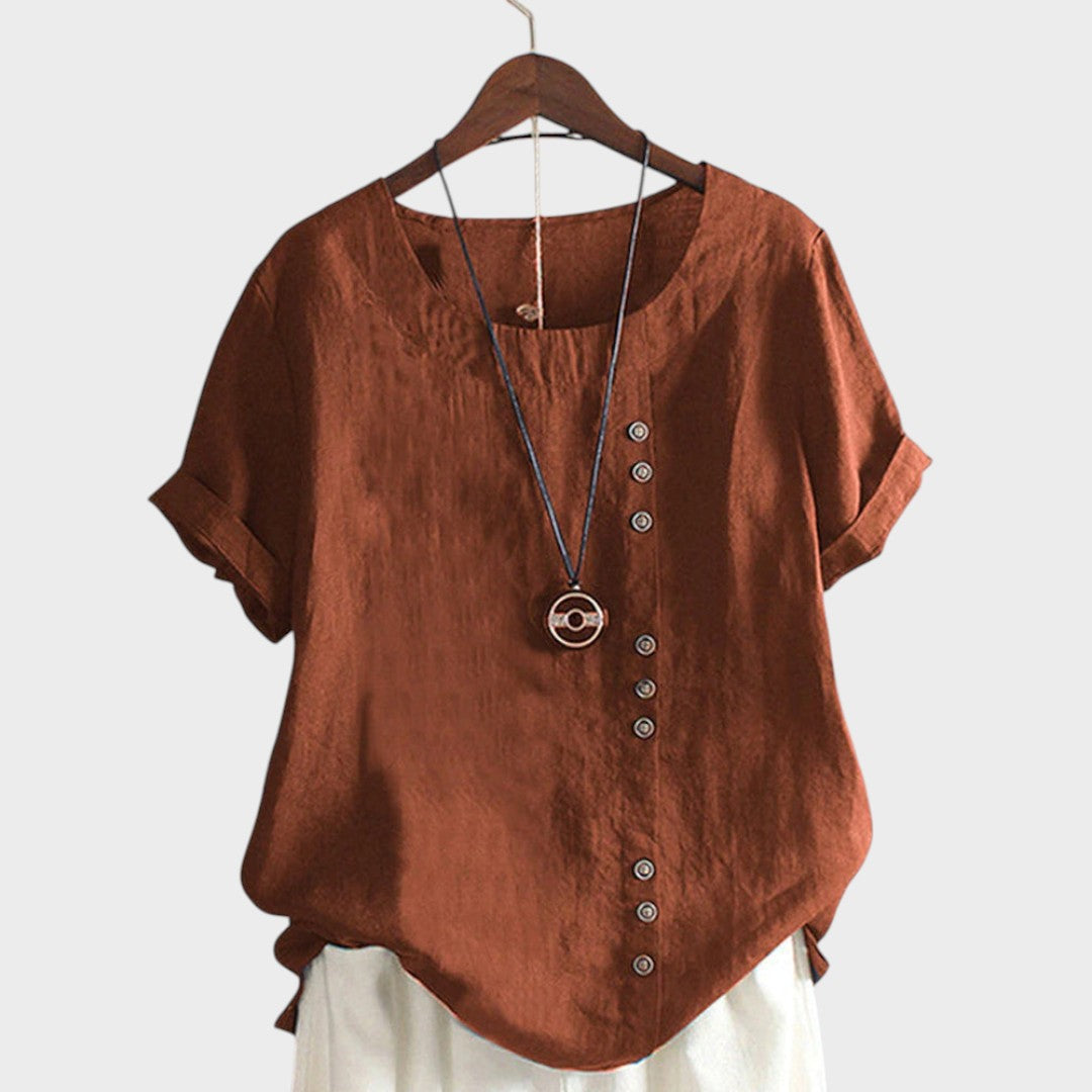 Mirna - Women's Short Blouse