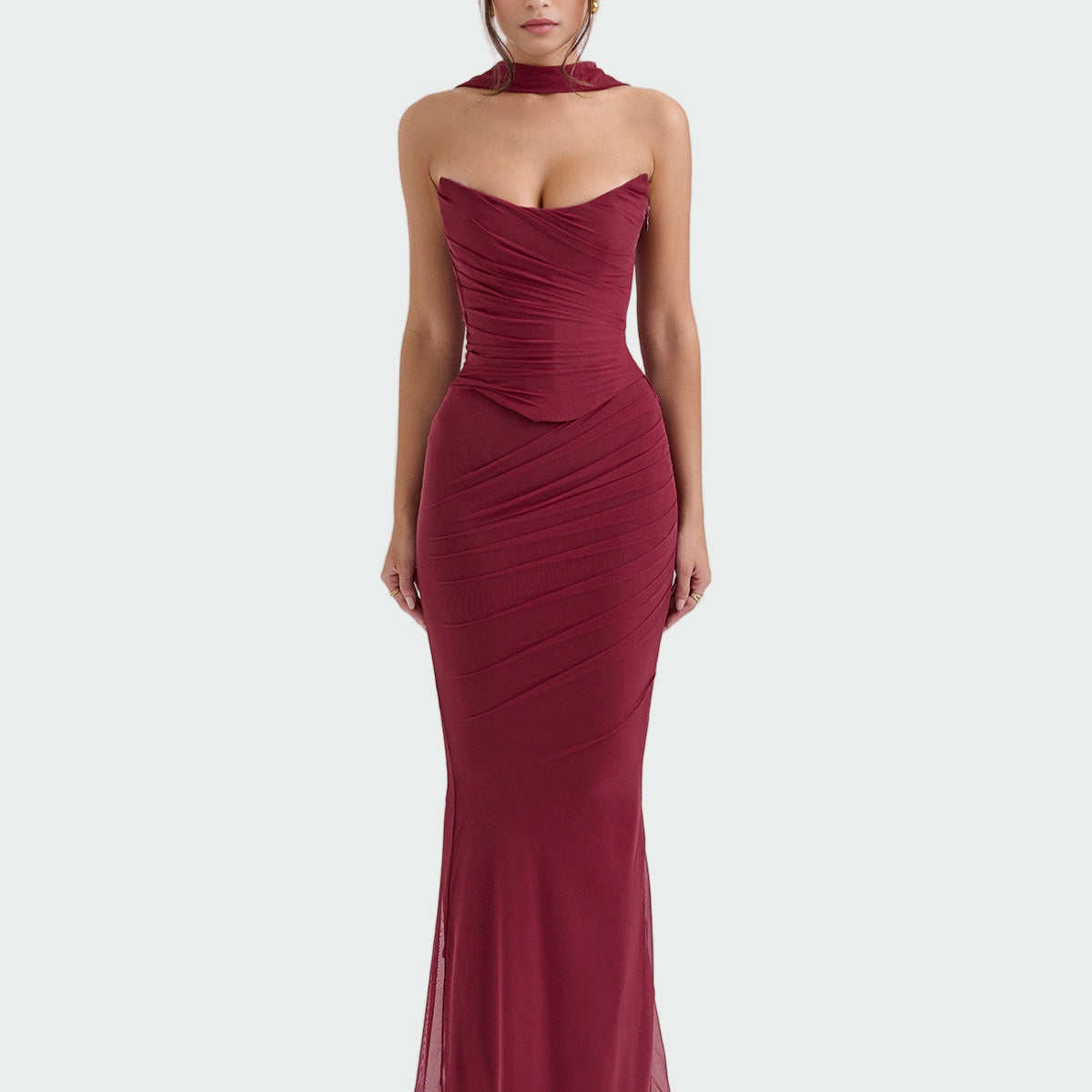 Christabella | Gorgeous Draped Corset Evening Dress