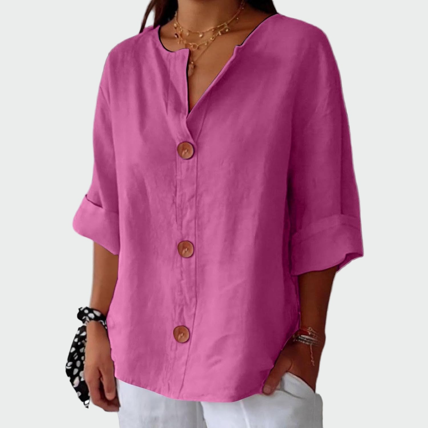 Casual Textured Blouse