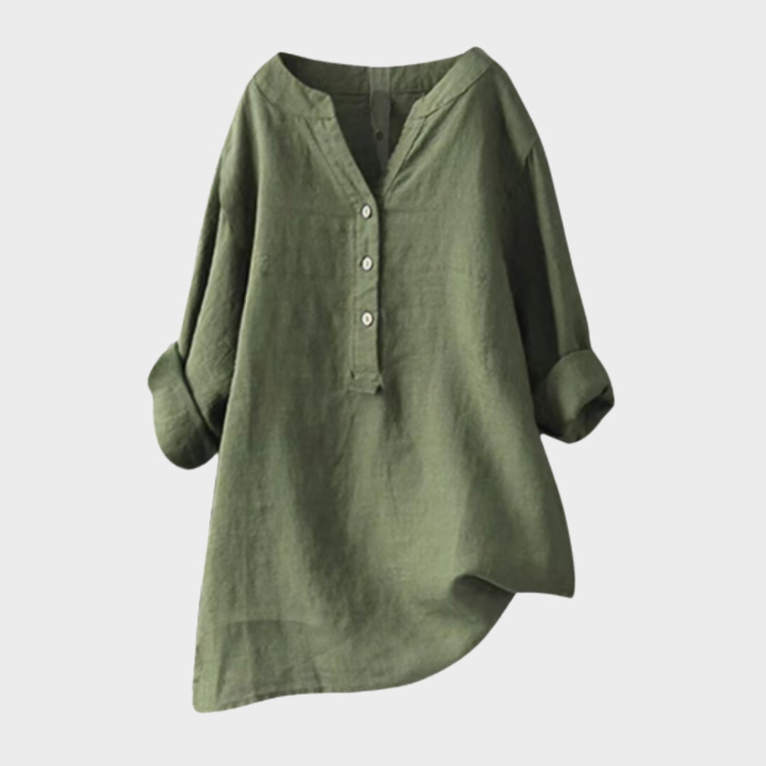 Ana – Airy and Comfortable Button-Up Shirt
