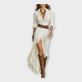 Alexandra | Glamorous Bohemian Long Dress Ensemble