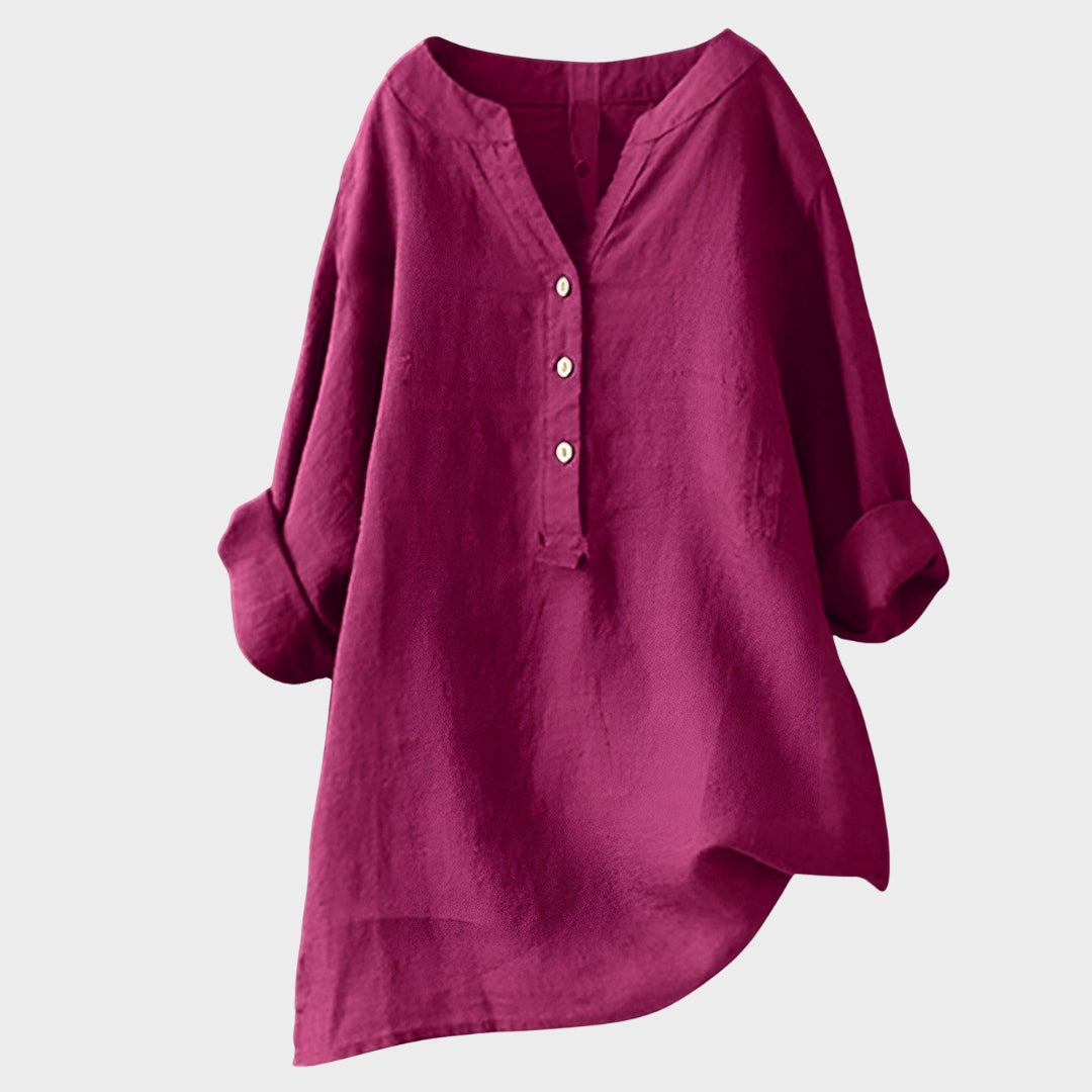 Ana – Airy and Comfortable Button-Up Shirt