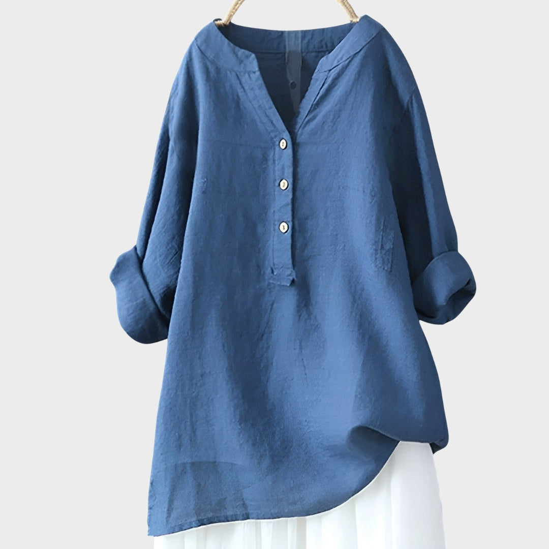 Ana – Airy and Comfortable Button-Up Shirt