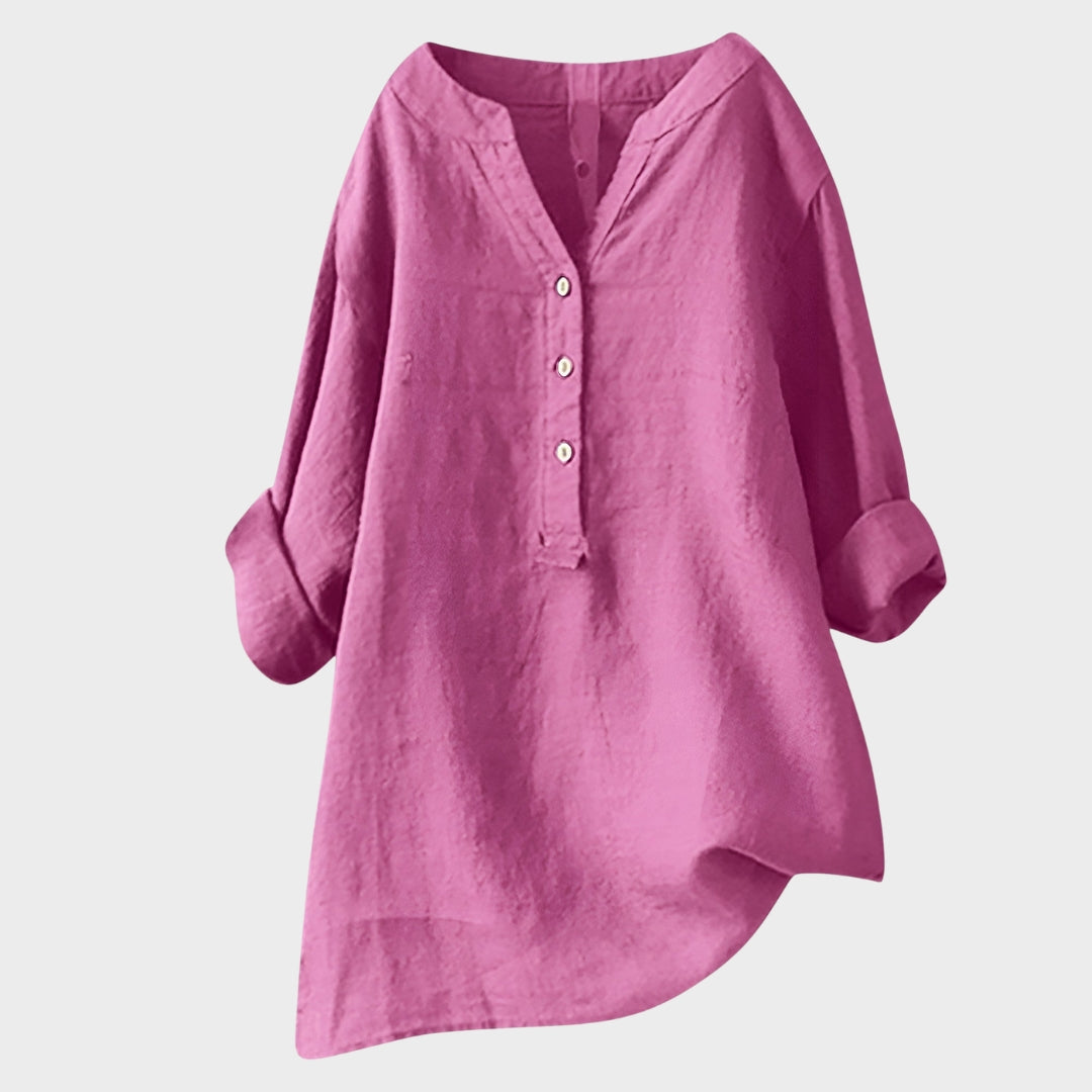 Ana – Airy and Comfortable Button-Up Shirt