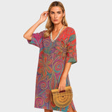 Barnaby | Elegant Floral Print Dress