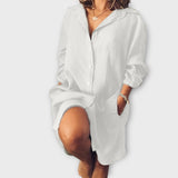 Gracija - Casual Canvas Blouse