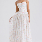 Alexandrina | Luxuriously Elegant Floral Maxi Dress