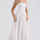 Alexandrina | Luxuriously Elegant Floral Maxi Dress