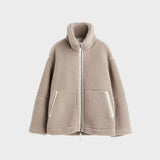 Mila | Soft Teddy Coat with Stand-Up Collar