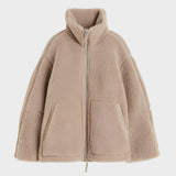Mila | Soft Teddy Coat with Stand-Up Collar