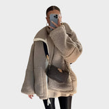 Mila | Soft Teddy Coat with Stand-Up Collar