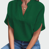 T-shirt with Pleated Design