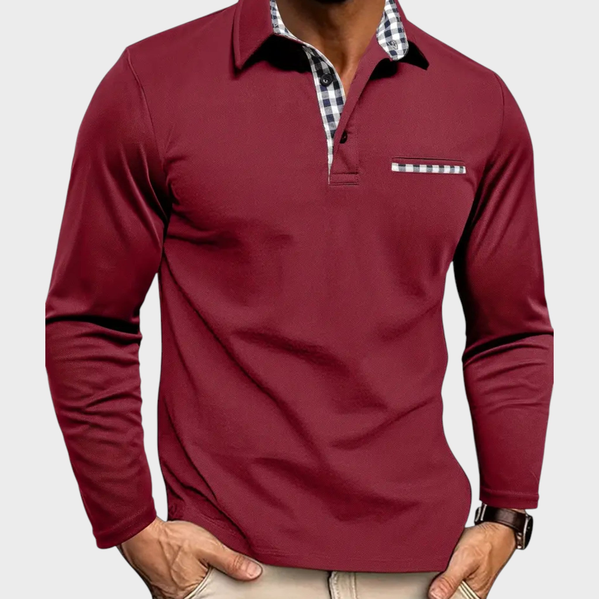 Thomas – Long Sleeve Polo Shirt