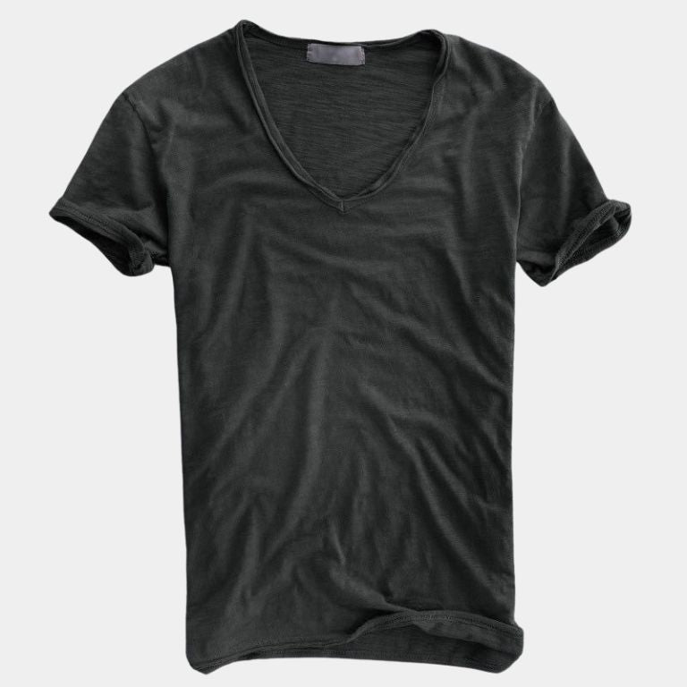 Tiago - Cotton V-Neck Shirt