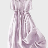 Charlotte | Stunning Classic Buttoned Velvet Dress