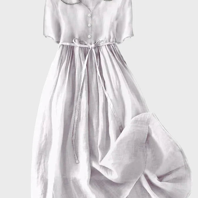 Charlotte | Stunning Classic Buttoned Velvet Dress