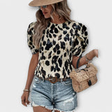 Jasna - Leopard Blouse