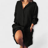 Gracija - Casual Canvas Blouse