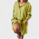 Gracija - Casual Canvas Blouse