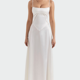 Christabella | Satin Magnificent Maxi Dress Straps