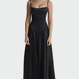Christabella | Satin Magnificent Maxi Dress Straps