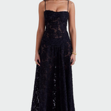 Alexandra | Exquisitely Enchanting Long Floral Dress