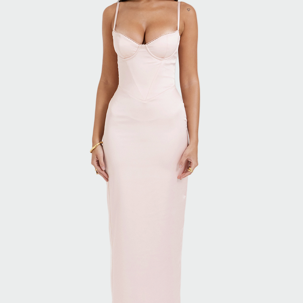 Alexandra | Exquisitely Elegant Satin Evening Dress