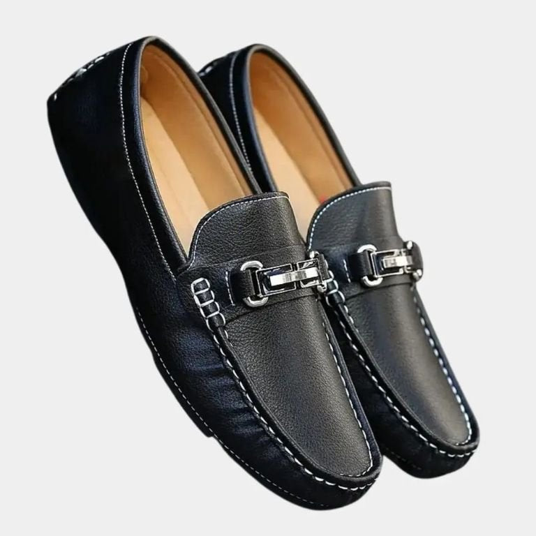 Martim - Leather Loafers with Italian Design