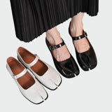 Olivia - Split-Toe Buckle Mary Jane Shoes