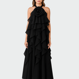 Elizabeth | Sophisticated Chantilly Lace Maxi Dress