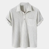 Cristiano - Short Sleeve Textured Shirt
