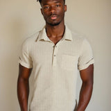 Cristiano - Short Sleeve Textured Shirt