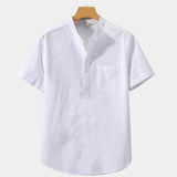 Bernardo - White Linen T-shirt